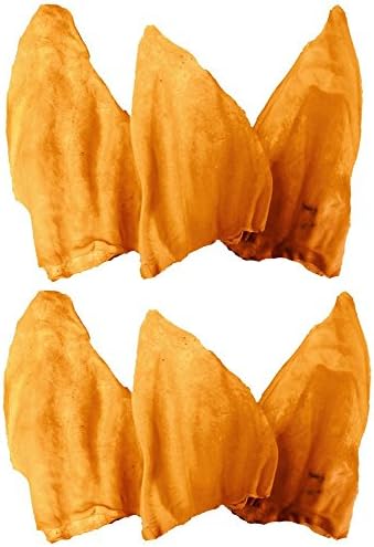 Mighty Mutz Cow Ear for Dogs, Vanilla, 6-Pack