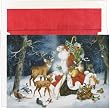 Winter Santa Scene Christmas Cards