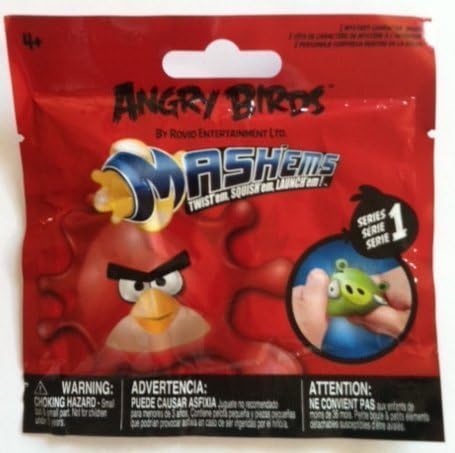 Angry Birds MashEms Series 1 Mystery Foil Mini Figure Single Pack 1 RANDOM Figure by Globe Dragon Technology TOY
