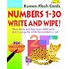 Numbers 1-30 Write & Wipe Flash Cards (Kumon Flash Cards)