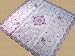 Beaded Tissue Fabric Table Overlay Topper Tablecloth 40