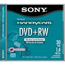 Sony 3" Rewritable DVD+RW for Camcorders - 3pk