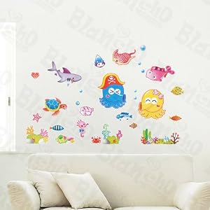 Octopus Couple – Wall Decals Stickers Appliques Home Decor
