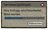 Fußmatte Sie haben geklingelt