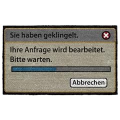Fu�matte Sie haben geklingelt
