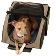 Snoozer Roll Around 4-in-1 Pet Carrier, Khaki, Black & Blue, Large
