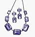 Jewelry : Avon Emerald Cut Violet Necklace Gift Set