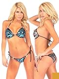 Gold Sequin Rhinestone Bikini Set - MEDIUM