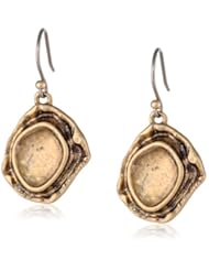 Lucky Brand "Icicle" Single Crystal Drop Earrings