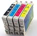 Vivamart:Remanufactured Ink Cartridges Replacement for EPSON T060 Set (B,C,Y,M) 4-PACK