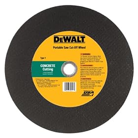 DeWALT DW8026 12 x 1 8 x 1 Concrete Masonry Portable Saw Cut-Off Wheel by DeWalt