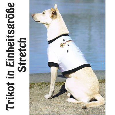 Hunde T-Shirt Trikot Fußballtrikot Deutschland Pfoten
