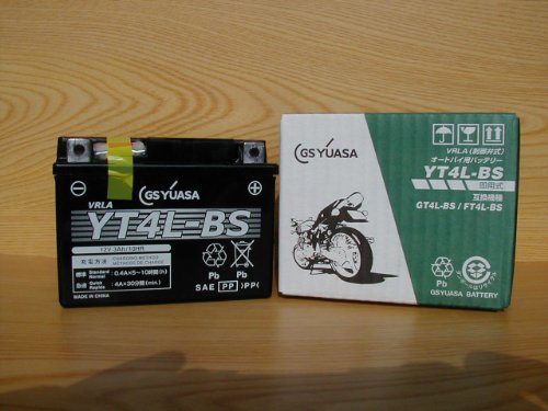 ＧＳ・ユアサＢＡＴＴＥＲＹ！！ＹＴ４Ｌ－ＢＳ（ＧＴ４Ｌ－ＢＳ・ＦＴ４Ｌ－ＢＳ・互換）