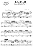 Bach J.S. French Suite No. 2 in C Minor: Instantly download and print sheet music