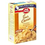 Betty Crocker Four Cheese Mashed Potatoes, 7.2-Ounce Boxes (Pack of 12)