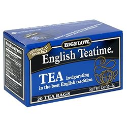 Bigelow English Teatime Tea, 20-Count Boxes (Pack of 6)