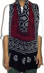 Cotton Scarf Tie and Dye India Collection 88 x 40 inches