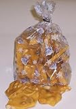 Scott's Cakes Macadamia Nut Brittle 1 Pound Snowoman Bag