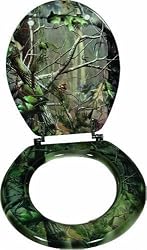 Rivers Edge Wood Camouflage Toilet Seat