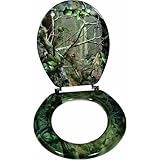 Rivers Edge Wood Camouflage Toilet Seat
