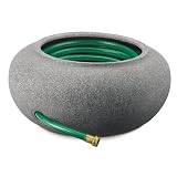 Akro-Mils Garden Hose Pot and Planter #93021BKGRAN by Akro-Mils