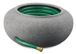 Akro-Mils 93021BKGRAN Garden Hose Pot & Planter