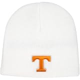 Top of the World Tennessee Volunteers White Easy Does It Knit Beanie