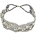 Women's Fashion Lace Pearl Beads Headhand Hairband Hair Band