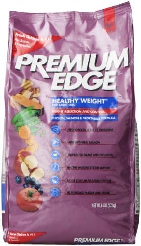 Premium Edge Dry Cat Food for Adult Cat, Healthy Weight Control and Reduction Formula Chicken Flavor, 6-Pound by Premium Edge