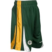 Reebok Green Bay Packers Youth Green The Thirty-Five Basketball Shorts