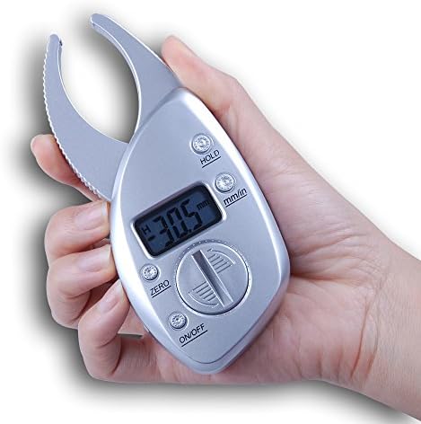 easylifeproduct Digital Body Fat Caliper Skin Fold Fitness Weight Thickness Health Age Gender