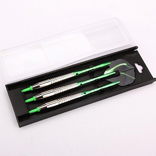 Clansan Soft Tip Darts,18 Grams of Copper Needle Dart Hard Darts Game Level Fly the Suit Green
