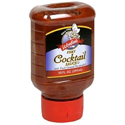 Woeber's Supreme Fiery Cocktail Sauce, Six 10-Ounce Units (60-Ounces)