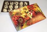 Scott's Cakes White Chocolate Truffles 1 Pound Fall Leaf Box