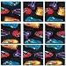 Retro-Rods Scramble Squares Puzzle