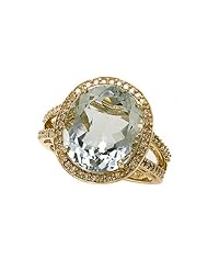 Genuine Green Amethyst Ring by Effy Collection®