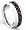 8 mm Tungsten Carbide Ring Red And Black Carbon Fiber Comfort Fit Size 8