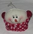Snowman Ear Muffs Little Dipper Ornament Wax Dipped Plush - by Ganz