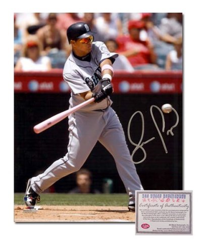 Jose Lopez Seattle Mariners - Mother's Day Pink Bat - Autographed 16x20 Photograph