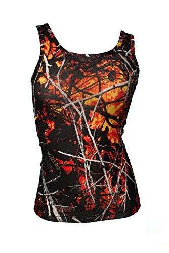 Moon Shine Attitude Attire Muddy Girl Camo Wildfire Tank Top