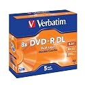 Verbatim DVD-R Double Layer Rohlinge, 8x, 8.5GB, matt, silber 5er Pack