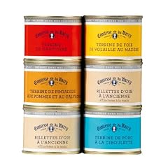 Franz�sische Spezialit�ten - Gourmet-Set von 6 leckeren Terrinen und Rillettes aus der Gascogne (6x70g)