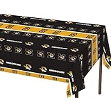 Creative Converting Missouri Tigers Plastic Banquet Table Cover
