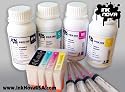 FREE Refillable Canon BCI-3e+BCI-6 Ink Cartridges + 4 of 200ml Bottles specially-formulated Printer INK (BCI-3eBK, BCI-6C/ BCI-3eC, BCI-6M/ BCI-3eM, BCI-6Y/ BCI-3eY, equivalent to 8 individual black and 45 individual color ink cartridges)