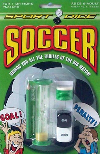 Childrens Toyshop  Toys : Sports Dice - Soccer