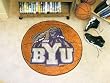 BYU Basketball 29" Round Floor Mat (Rug) - Brigham Young Cougars NCAA College Athletics