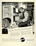1945 Ad Barrett Coal-Tar Chemical Phthalic Anhydride Painted Ice Box Father Son - Original Print Ad