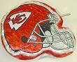 Kansas City Chiefs NFL Helmet Himo Pillow