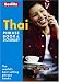 Book Berlitz Thai Phrase Book & Dictionary (Berlitz Phrase Book)