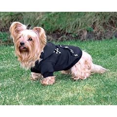 Trixie 30830 North Bay Kapuzen-Shirt, XS: 18 cm, schwarz